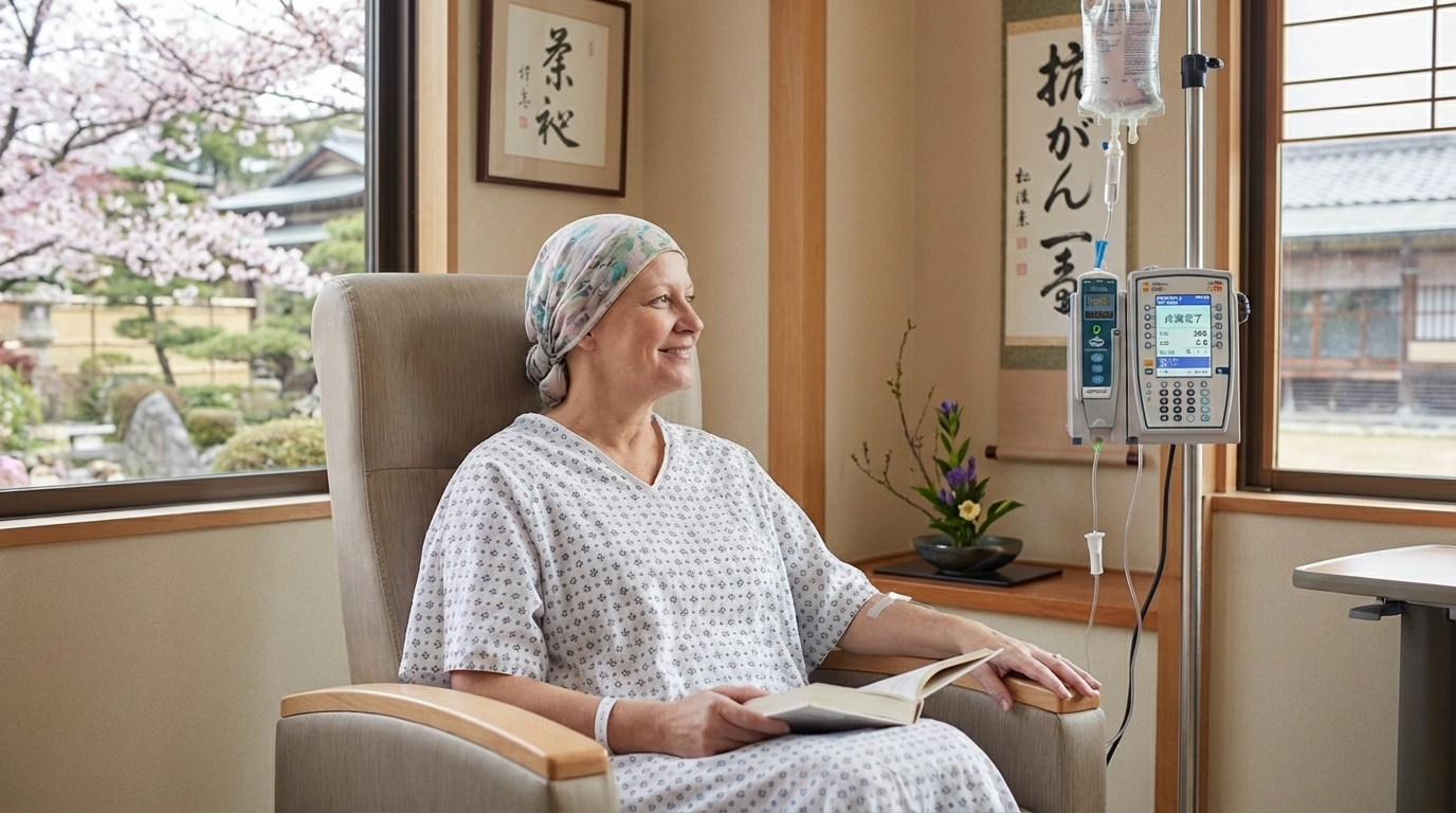 Cancer patient in Japan