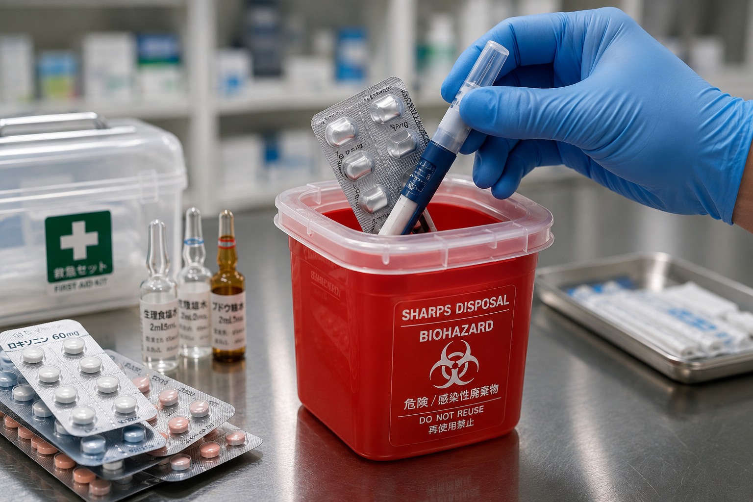 Controlled medication and supporting documentation for travel to Japan