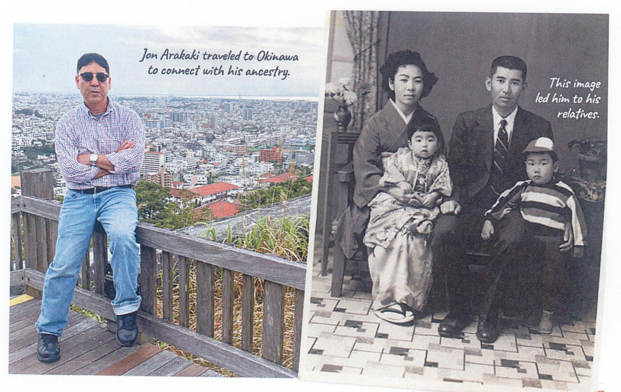 Jon Arakaki reconnecting with family in Hawaii