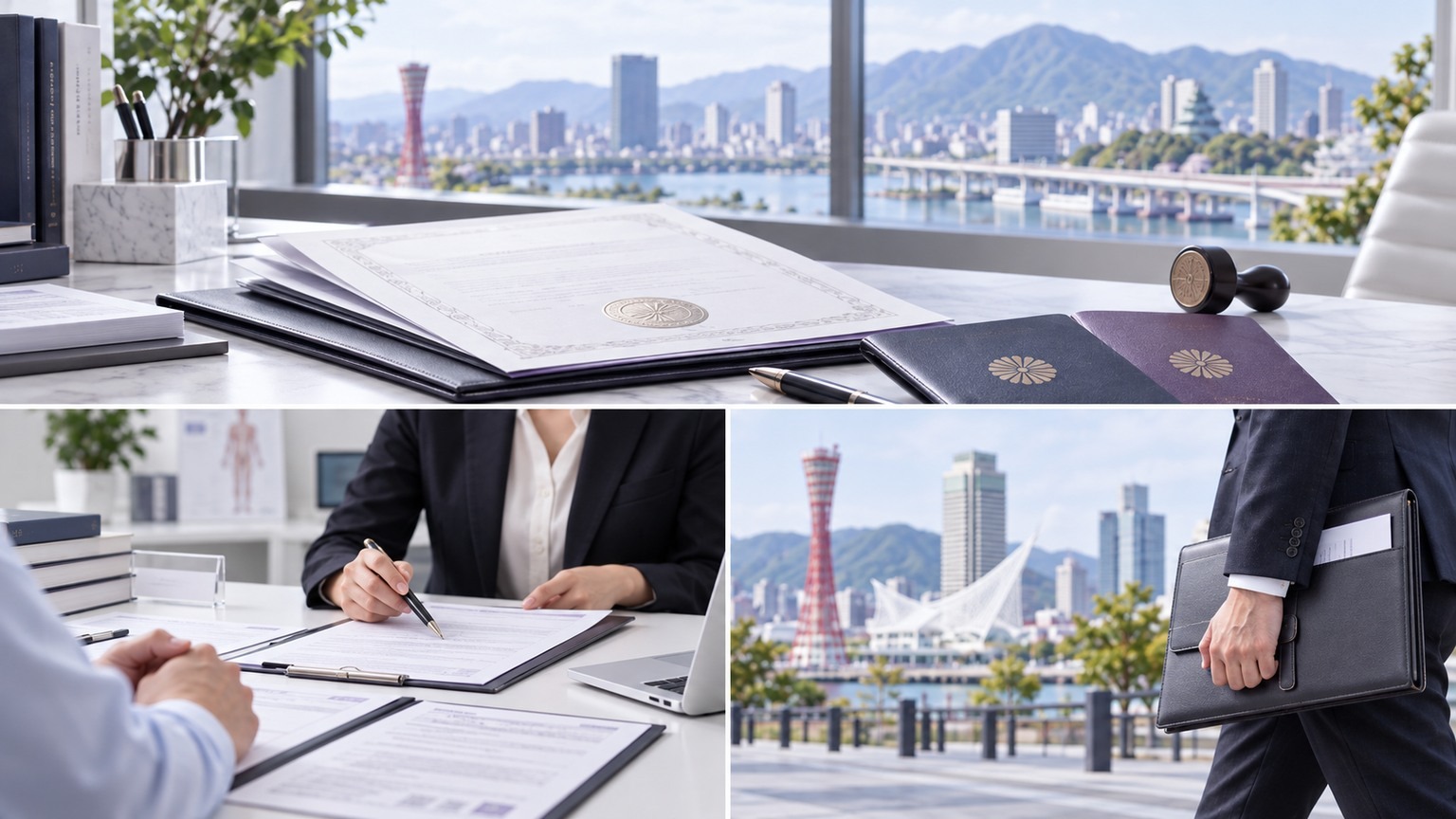 Japanese official documents being prepared for apostille and certification