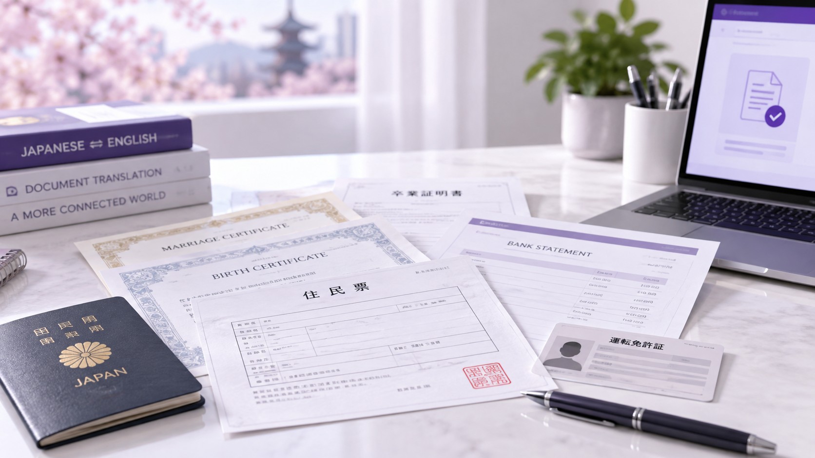 Professional document translation services for Japan